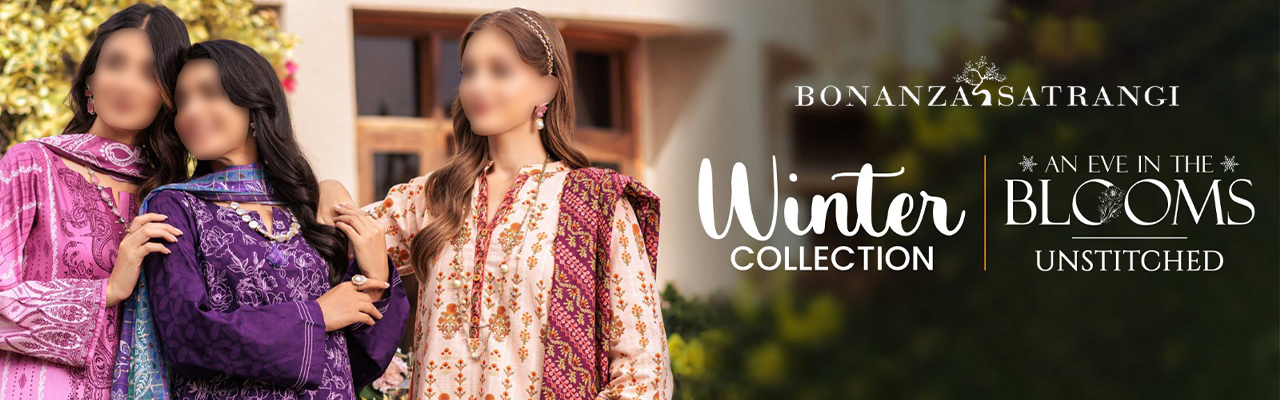 Blooms Unstitched Winter Collection By Bonanza Satrangi
